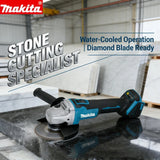 Makita DGA504 18V Brushless Cordless Angle Grinder with 6.0Ah Battery, 125mm Multi-Purpose Cutting & Grinding Tool