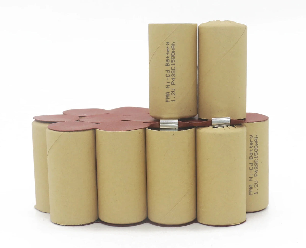 Ni-Cd Sub C SC 18V 1500mAH Rechargeable Battery For Drill Screwdriver JDB 180 JDA-22U