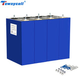 Tewaycell EU Stock 280Ah 314Ah LiFePO4 Battery 12V Grade A Rechargeable Pack 3.2V Lithium Iron Phosphate Prismatic EU Shipping