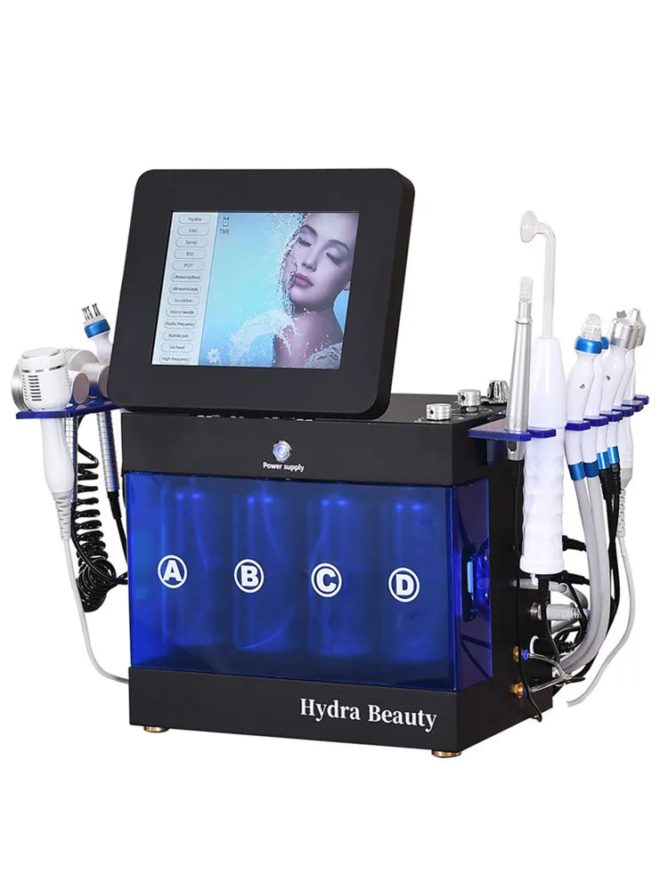 Portable Hydra Water Peeling Face Tightening Dermabrasion Peel Skin Care Facial Deep Cleansing Oxygen Hydro Machine For Spa