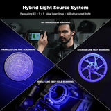Creality Sermoon P1 3D Scanner 22+7+1 Line Blue Laser Modes +NIR 0.02mm Accuracy Support Wireless and Deep Hole Scanning