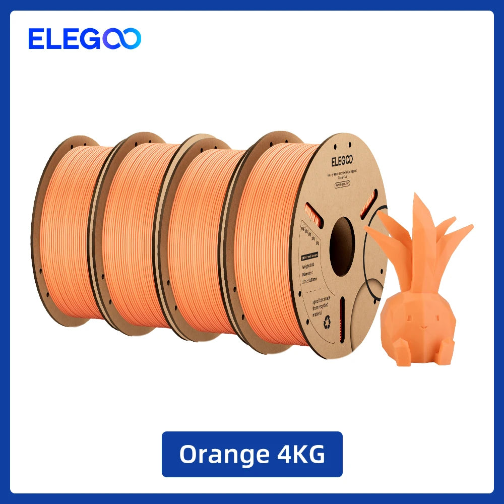 ELEGOO PLA Filament 10KG 1.75mm Plastic 3D PLA for 3D Printer Filament for FDM 3D Printer Elegoo
