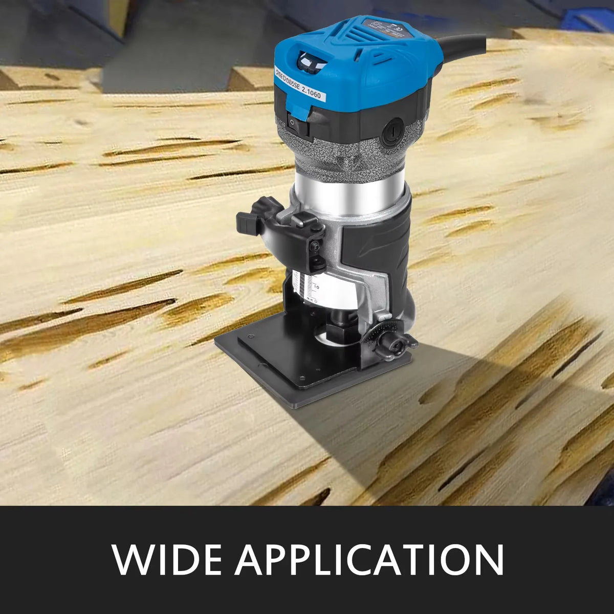 SucceBuy 800W Soft Start Compact Router Kit Variable Speed 10000-30000Rpm with Fixed Base, Plunge Base, Tilt Base and Offse Base