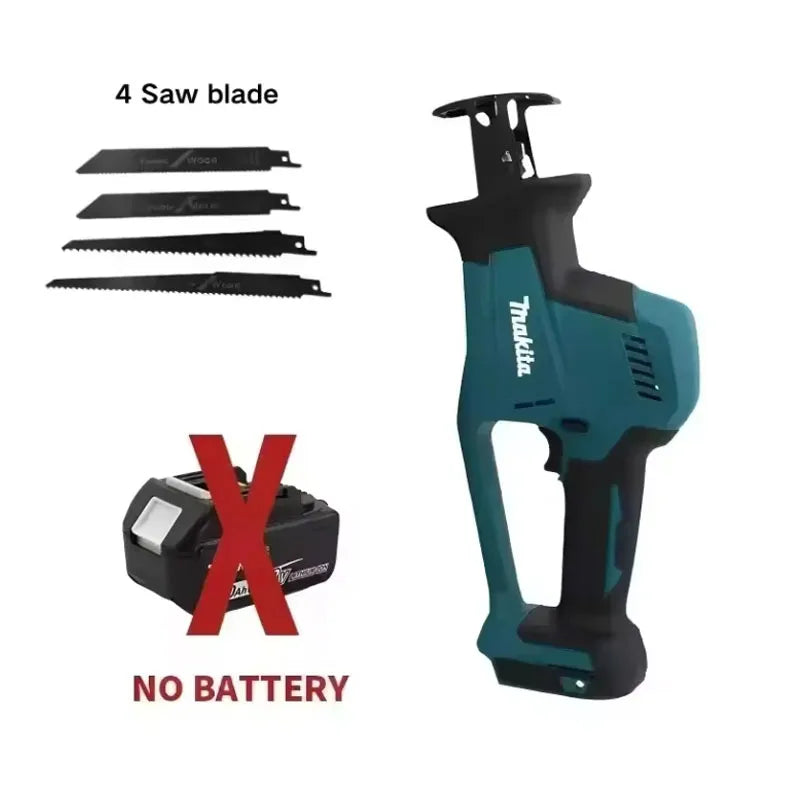 Makita DJR189 Brushless Cordless Reciprocating Saw 18V Rechargeable Battery Portable Power Tool for Wood And Metal Cutting