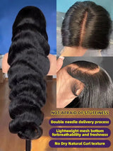 30 40 Inch Body Wave 13x6 HD Lace Frontal Wigs Human Hair Brazilian Preplucked Raw Lace Front Glueless 5x5 Closure Wig For Women