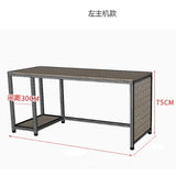 SM new home new wood computer desk workbench desk aluminum profile rectangular table