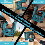 2 in1 Electric Nail Gun Nailer Depth Adjustment Stapler F15-F50 Furniture Staple Gun For Makita 18V Battery