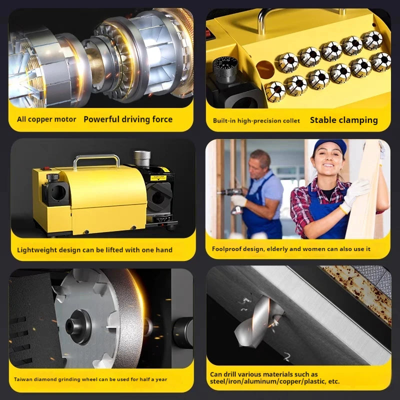MR-20G Machine Tool Drill Grinder Grinder Grinding Wheel Grinding Grinding Machine Electric Electric Drill Tool