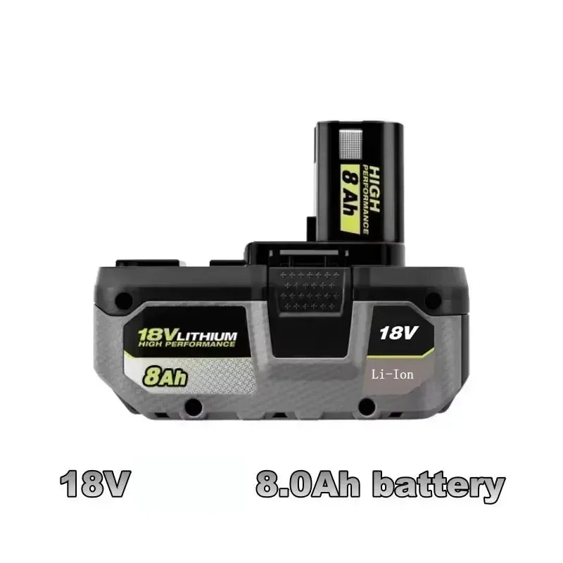 for RYOBI high-performance lithium battery 18V low self discharge, suitable for all tools P107 P108 P109 RB18L20