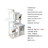 Cat climbing frame nest  tree integrated multi-layer solid wood cat frame cat bucket household large castle