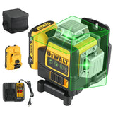 DEWALT DW089LG Lithium Battery Green Laser Level 12 Lines 3 Sides 360°
