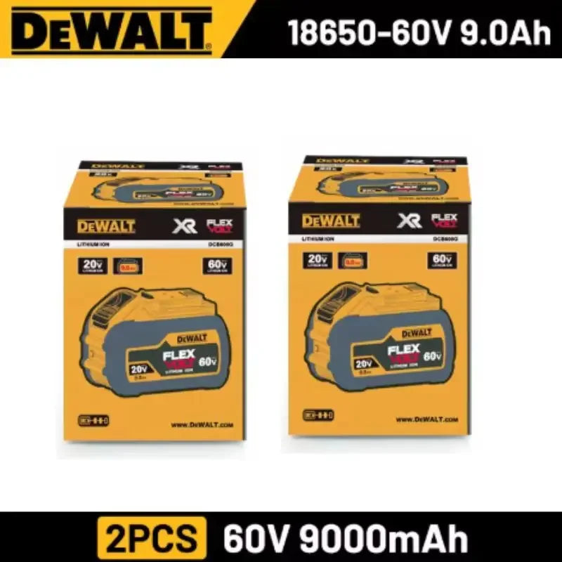 6Ah 9Ah DeWALT 100% Original Battery 20V/60V MAX FlexVolt for DCB606 DCB205 DCB206 DCB209 DCB182 Power Tool with Battery
