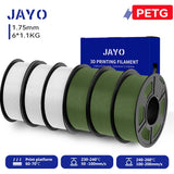 JAYO 3D PETG/ High Speed Matte PETG / PLA Classic Printer Filament 1.75mm 3D Printer Filament 6.6KG Neatly Wound PETG for 3D