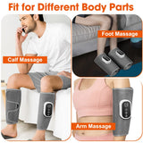 360° Air Pressure Heating Calf Massager Wireless Leg Massage 3 Mode Airbag Compresstion Relax Foot Calf Muscle Relieve Fatigue