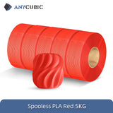 ANYCUBIC 10KG Refill PLA Filament 3D Printer 1.75mm Spooless Plastic Rubber Filament Material For FDM 3D Printer for Kobra 3 S1C
