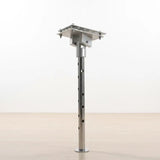 Durability Slanted Drill Ceiling Plate For Poles Dance Aluminum Cold Rolled Steel
