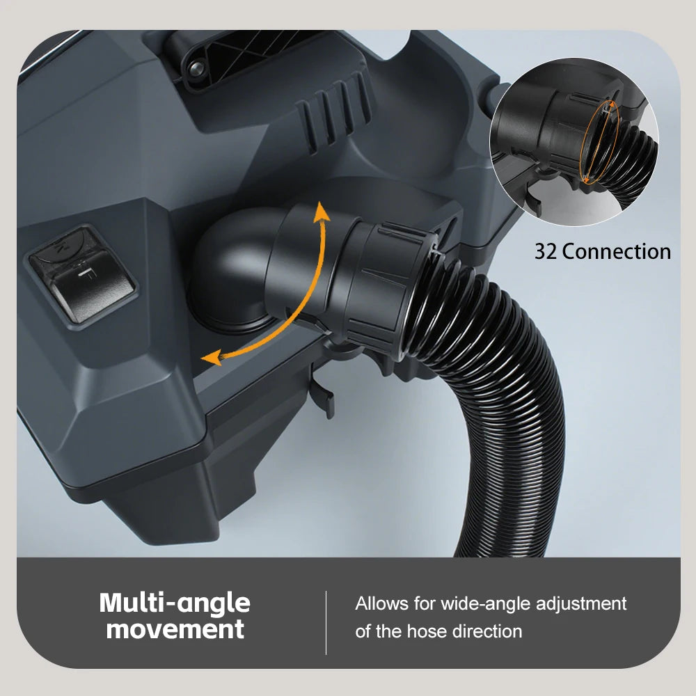 Brushless Vacuum Cleaner 17000PA Wet Dry Vacuum Cleaner Household Industrial Dust Collector Cleaning Tool for DeWalt 20V