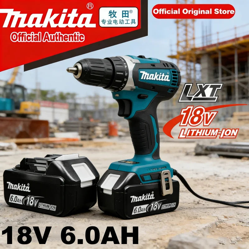 Makita 100% Genuine 6AH BL1860 18V Battery Power Tools Li-ion Replacement LXT BL1850 BL1840 for 18V Screwdriver with BMS TPCELL