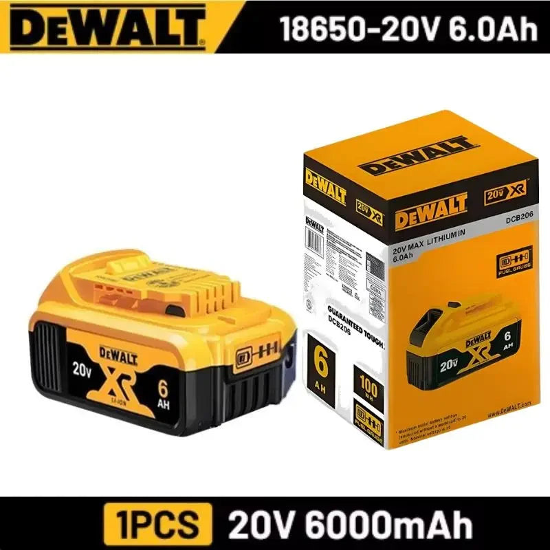 6Ah 9Ah DeWALT 100% Original Battery 20V/60V MAX FlexVolt for DCB606 DCB205 DCB206 DCB209 DCB182 Power Tool with Battery