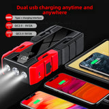 12V Car Jump Starter , 3000A Peak 99800mAh Portable Power Bank ,12V Auto Battery Booster with LCD Display, Emergency LED Light