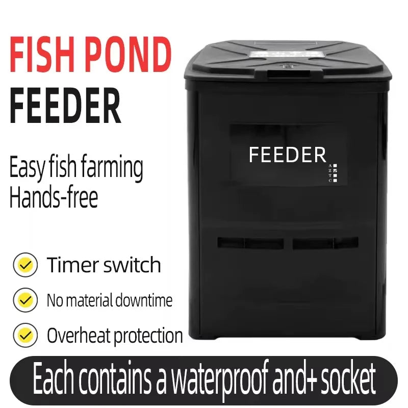 2026 Industrial Fish Farm Automatic Fish Feeder Pond in Aquaculture/Recirculating Pool Water System Automatic Fish Feeder