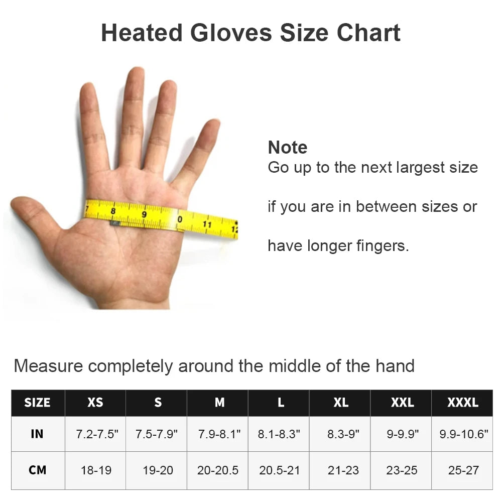 Savoir Heat Skiing Gloves Riding Skiing Fishing Hunting Outdoor Sports Rechargeable Electric Heated Gloves Winter Warmer Battery