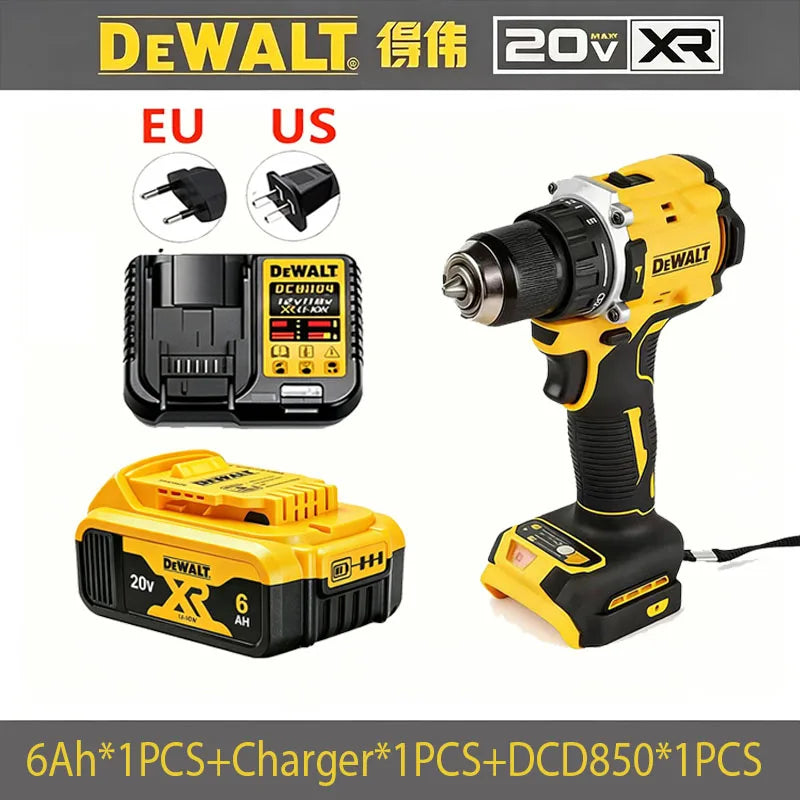 100% Original 20V 6.0Ah MAX Battery Power Tool Replacement For DeWalt DCB184 DCB181 DCB182 DCB200 20V 5A 6A 18Volt 20v Battery.