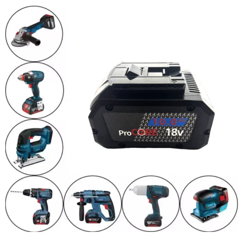 18V 21700 ProCORE Premium Series Replacement Battery 21700 Cell Compatible with BAT609 BAT618 GBA18V10.0Ah for Power Tools