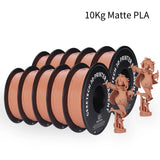 GEEETECH 10Kg 3d Matte PLA Filament 1.75mm Spool Wire For 3D Printer Material,Safety, Vacuum packaging