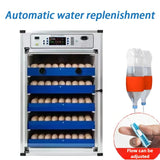 Dual Power 220V/12V  340 Eggs Fully Automatic Incubator Control Temperature Humidity Hatching Machine Eggs Chicken Duck Goose
