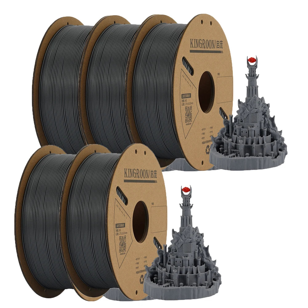 KEEPANG PLA Filament 1.75mm 3D Printer Filament 5/10Rolls 3D Printing Plastic Material 100% No Bubble for FDM 3D Printer MIX