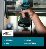 Makita DTW285 520N.M Brushless Impact Wrench Cordless Electric Wrench High Torque Rechargable Tool For Makita  Battery
