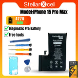 StellarXcell Diagnostic Battery No Pop Up Message Run Diagnose for IPhone12 13Pro 14Plus15Promax Battery 100% Healthy With Tools