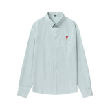 2026 New Men's Long Sleeve Casual Shirt Double Chest Pocket Button Up Soft Loose Linen Comfy Daily Work Street Outdoor Wear Tops
