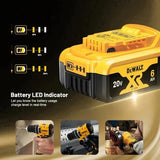 Original for DEWALT 20V/60V battery DCB606 DCB609 DCB182 DCB205 DCB206 DCB209 power tool 18V battery 6Ah 9Ah battery.