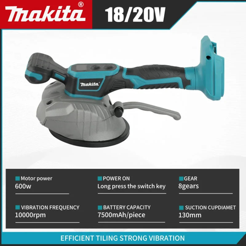 Makita 18V High‑Capacity Tile Vibration Leveling Machine for Wall & Floor Tiling Home Decoration Power Tool