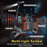Electric Scooter ST 1200W Motor for Adults, 48V Battery, 35mph Max Speed,10 Inch Tires