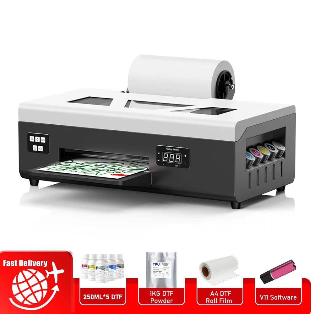 A4 impresora dtf  For Epson L805 DTF Printer DTF Transfer Machine t shirt printing machine DTF Ink DTF Film For t shirt Print