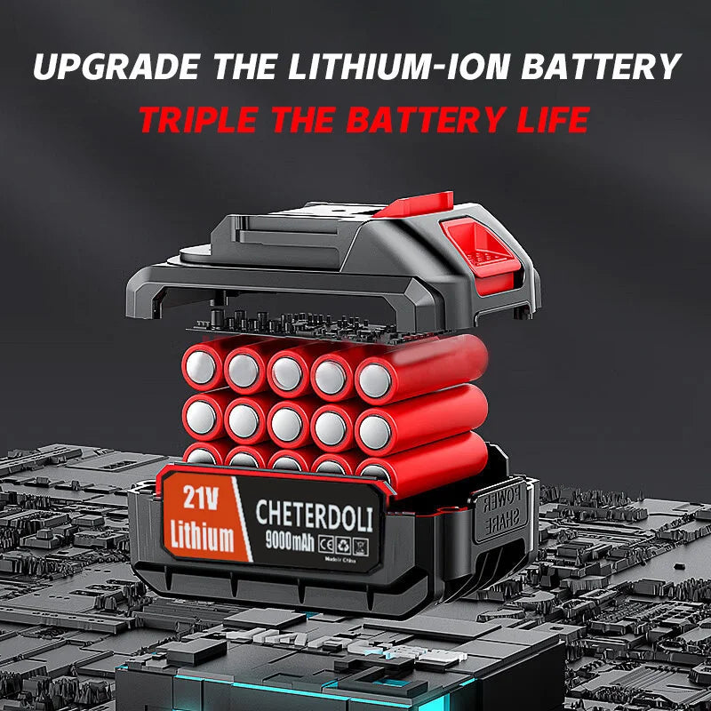 for Makita 21V 9.0Ah Smart Battery 5S3P Li-ion Pack 2H Fast Charging Overheat Protection for Power Tools Drills Safety Certified