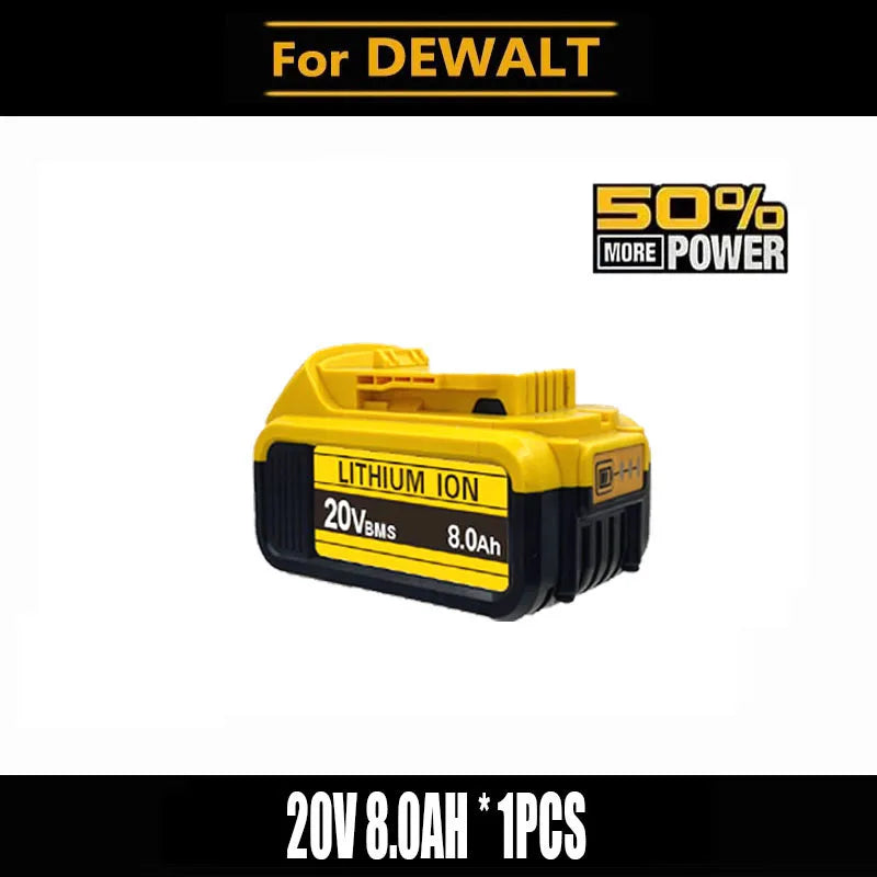 Compatible Replacement Battery For DeWalt 20V/60V 12Ah Lithium Battery Fit DCB200 DCB203 DCB204 DCB205 DCB206 Power Tools