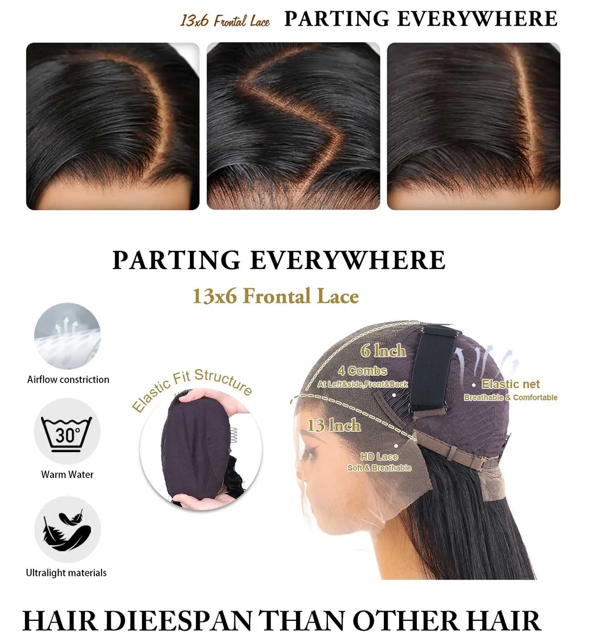 220% Hd Transparent 360 Full Lace Front Wig 40 Inch Pre Plucked Brazilian 13x6 Hd Lace Frontal Wig Bone Straight Human Hair Wigs