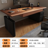 Modern Wooden Electric Height Adjustable Computer Desk High End Design Standing Desk Converter Study Desk Home Furniture FYCD