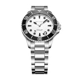 Seagull 6203 2025 New Men's Panda Dial Diver Watch 200M Waterproof Chronograph Stainless Steel Band Sports Casual Wristwatch