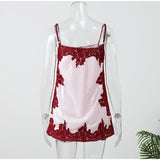 Sexy Sequin Backless Sleeveless Short Dress Women's High Waist Bodycon Shiny Mini Dresses 2026 Beach Vacation Party Club Gowns