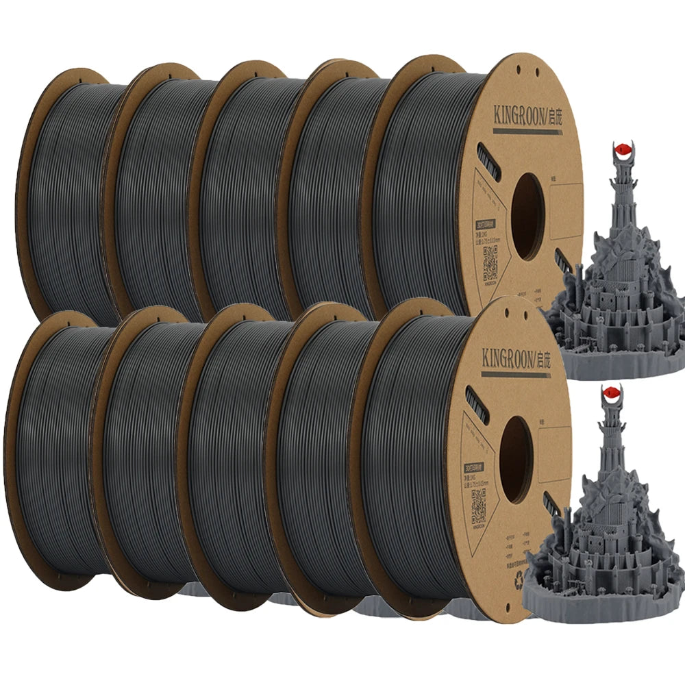 KEEPANG PLA Filament 1.75mm 3D Printer Filament 5/10Rolls 3D Printing Plastic Material 100% No Bubble for FDM 3D Printer MIX