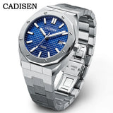 CADISEN Automatic Mens Watches Fashion Top Brand Stainless Steel Sapphire Glass MIYOTA 8215 Watch Men Mechanical Wristwatch