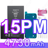 NOHON High Capacity Battery for iPhone 12 Pro Max 13 Mini 14 Plus 15 16 0 Cycle Replacement Li-ion Polymer Bateria with Tools
