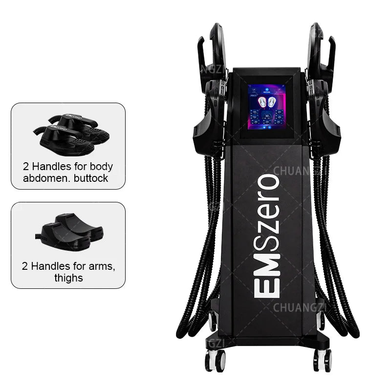EMSzero15 Tesla 6500W NEO Fat BodySlimming Burning Muscle Nova EMS  Sculpting Electromagnetic StimulateSculpt Therapy Machin