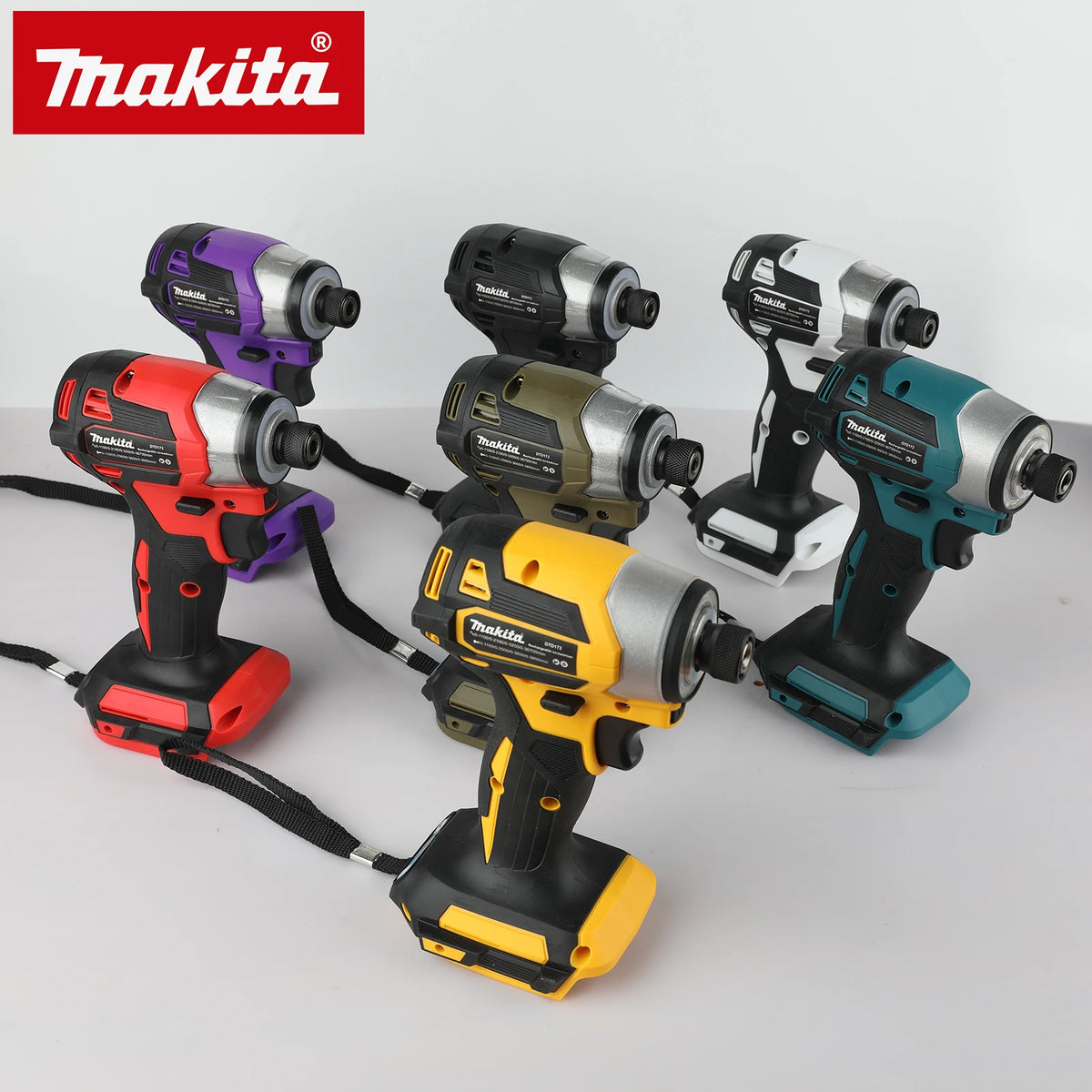 Makita 18V Cordless Impact Driver DTD173 Brushless 180Nm 3600rpm T-Mode for Wood Bolt Drilling Fastening Work