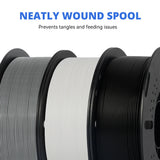KINGROON 10KG PLA Filament For 3D Printer 1.75mm Wholesale 3d Printing Wire Materials Neatly Wound Vacuum Packaging Fast Ship